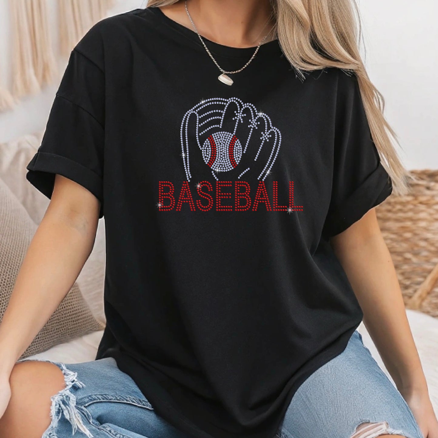 Baseball Glove Rhinestone Template – Digital Download