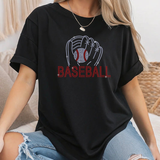 Baseball Glove Rhinestone Template – Digital Download