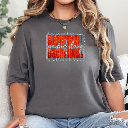 Basketball Game Day Scatter Rhinestone Template – Digital Download