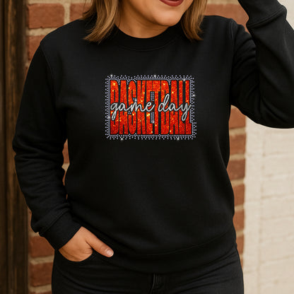 Basketball Game Day Scatter Rhinestone Template – Digital Download