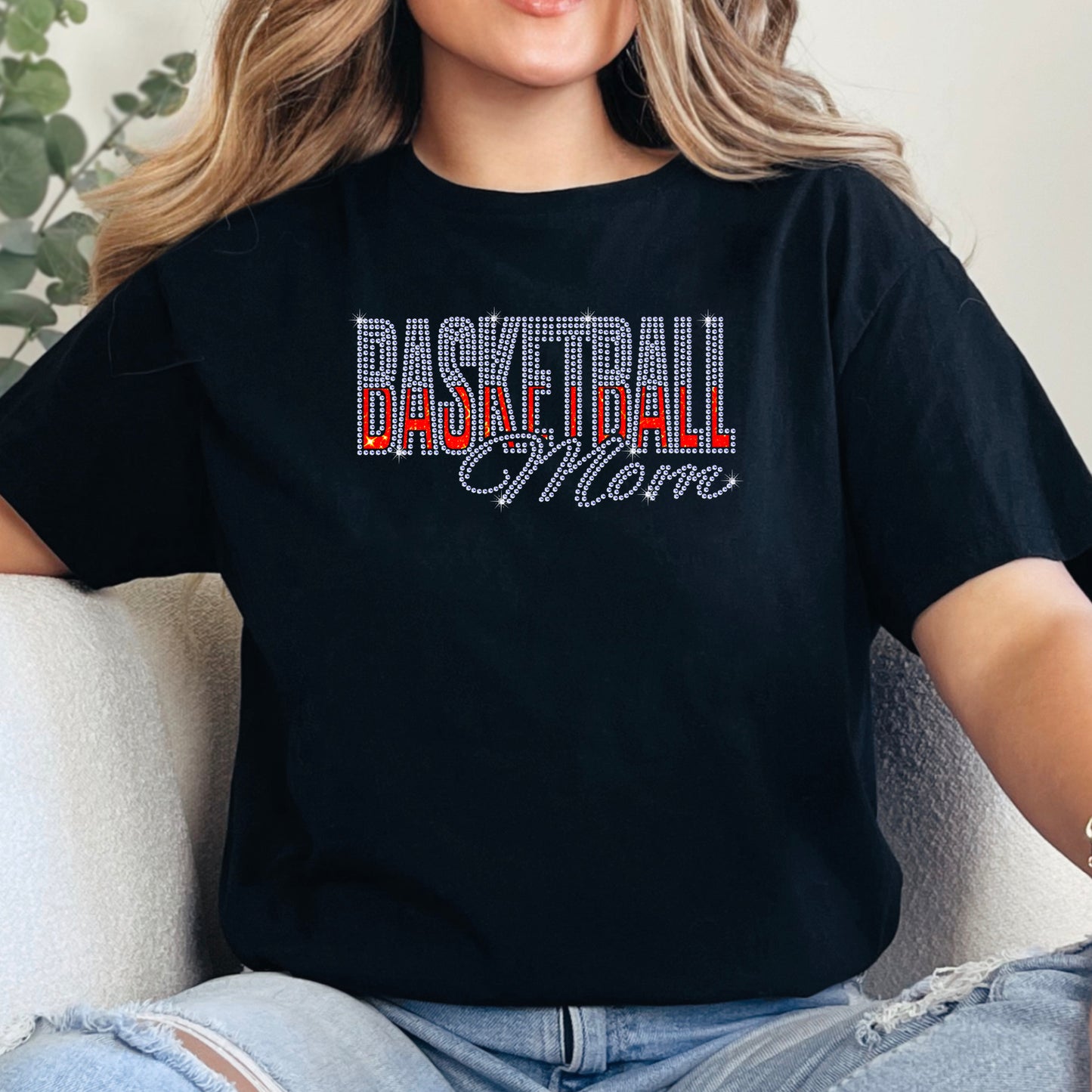 Basketball Mom Rhinestone Template – Digital Download
