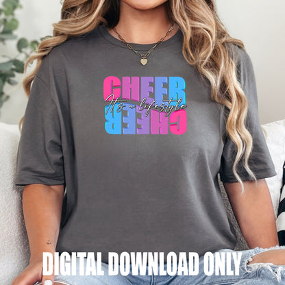 Cheer PNG Digital Design – “Cheer It’s a Lifestyle”
