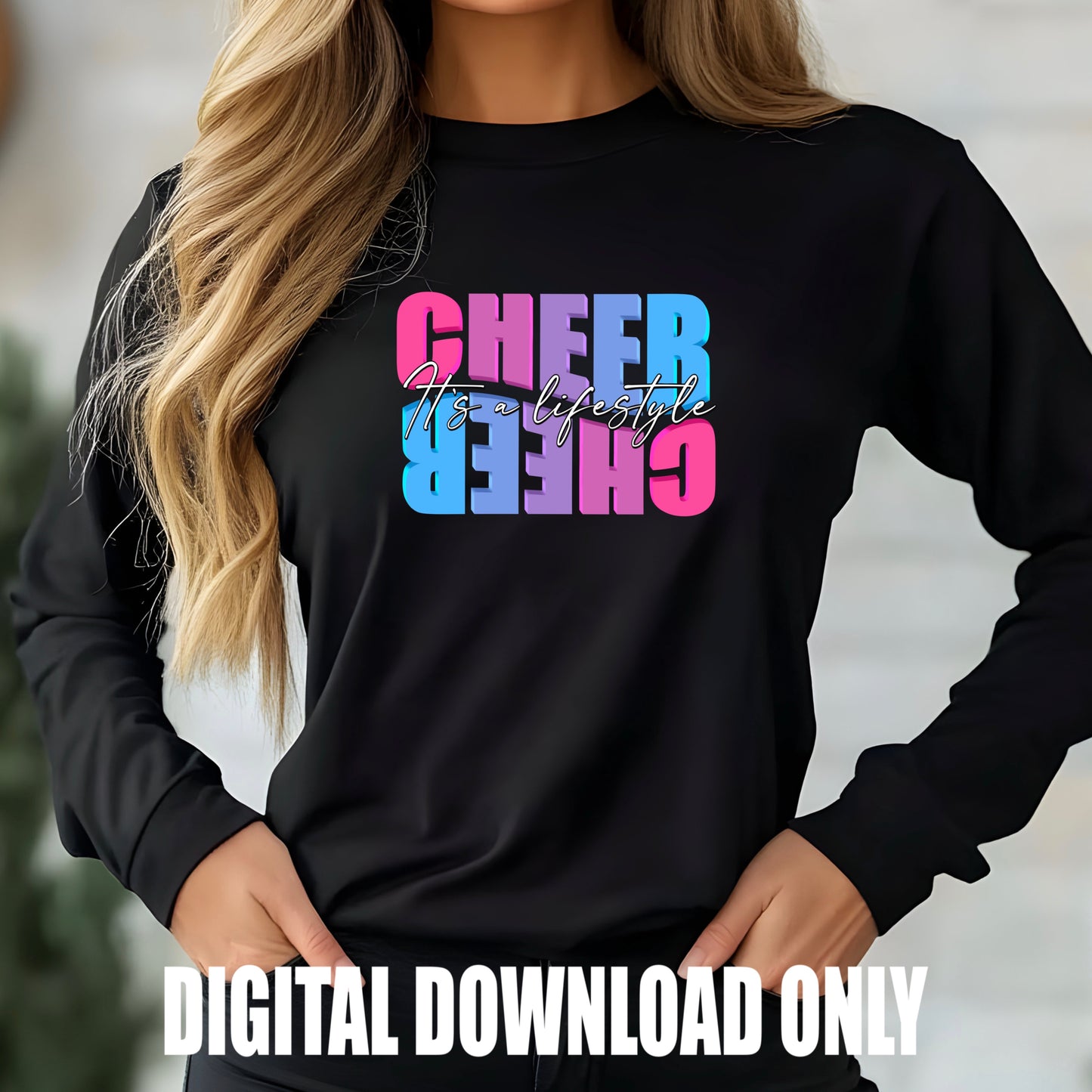 Cheer PNG Digital Design – “Cheer It’s a Lifestyle”